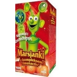 MARSJANKI IMUNACTIV*100 SZT.MIX+FIGURKA