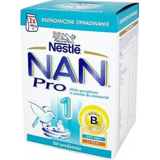 NAN PRO 1-mleko od urodz.(2 *400g) D
