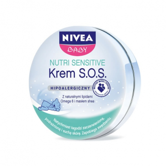 Nivea Baby Nutri Sensit.,krem, S.O.S, 150 ml