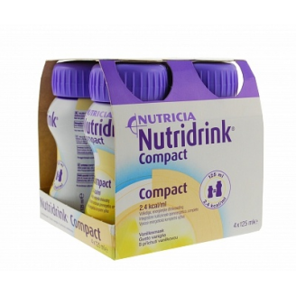 Nutridrink Compact Protein, plyn, o sm.waniliowym, 4 x 125ml