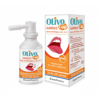 OLIVOCAP Gardło spray naw.z wit.A+E 20ml