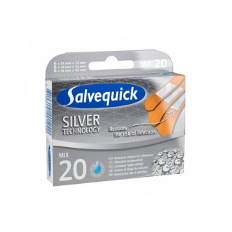 PLASTER SALVEQUICK SILVER*20 SZT