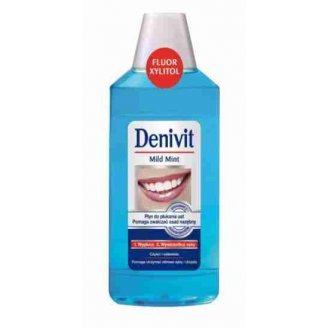 Płyn  DENIVIT  sm.mietowy(niebies)300ml