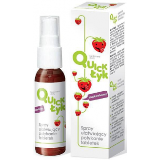 QuickŁyk spray ułatw.połyk.tabl. 30g