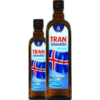 Tran islandzki naturalny 500ml Oleofarm