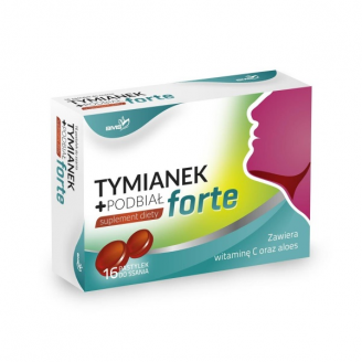 TYMIANEK+PODBIAŁ FORTE*16 TABL.     BMS