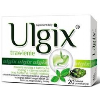 Ulgix Trawienie * 10 tabl.powl.    D