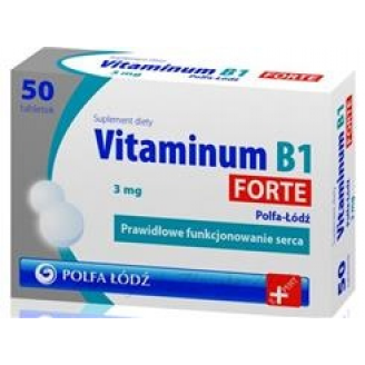 Vitaminum B1 FORTE 3mg*50tabl.POLFA-ŁÓDŹ