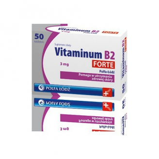 Vitaminum B2 FORTE 3mg*50tabl.POLFA-ŁÓDŹ