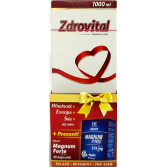 Zdrovital tonik 1000ml+Magnum For.*30 PR