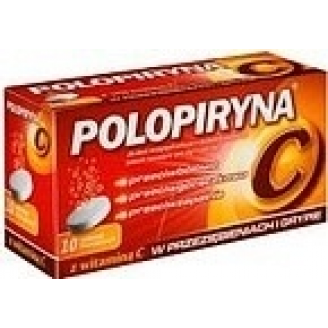 POLOPIRYNA C, 10 TABLETEK MUSUJĄCYCH