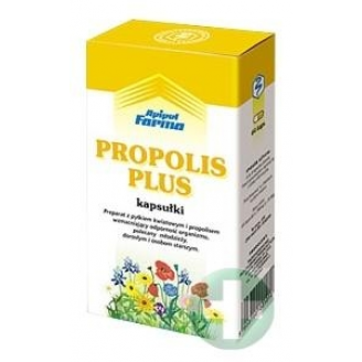 PROPOLIS PLUS BEZ CUKRU 64 KAPSUŁKI
