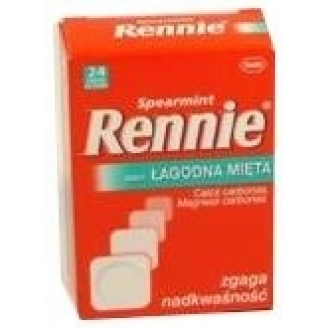 RENNIE SPEARMINT TABL. DO SSANIA 24 TABL. ŁAGODNA MIĘTA
