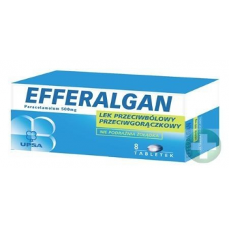 EFFERALGAN 0,5 G TABL. 8 TABL.