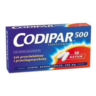 CODIPAR 500 MG, 6 TABLETEK