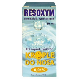 RESOXYM 0,01% KROPLE DO NOSA 10 ML