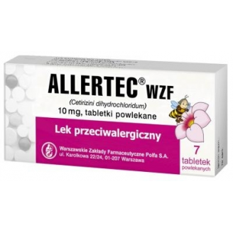 ALLERTEC WZF 7 TABLETEK