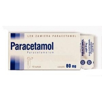 PARACETAMOL 0,125 G CZOPKI 10 CZOPKÓW