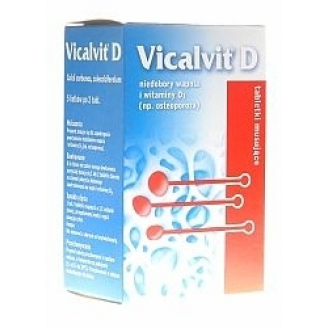 VICALVIT D, 10 TABLETEK MUSUJĄCYCH