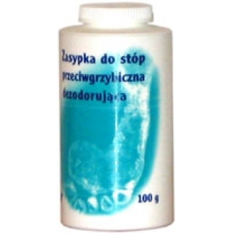 ZASYPKA DO STÓP PRZECIWGRZYBICZA DEZODORUJĄCA  PROSZEK 100 G