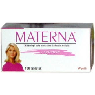 MATERNA Z SELENEM  TABL. POWL. 100 TABL.