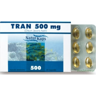 NATURKAPS TRAN 500 MG, 60 KAPSUŁEK