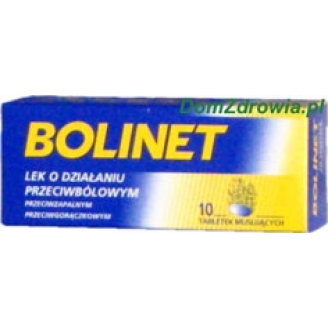 BOLINET 0,2 G TABL. MUSUJĄCE 10 TABL.