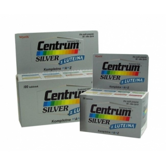 CENTRUM SILVER Z LUTEINĄ 100 TABLETEK + OPAKOWANIE 30 TABLETEK 50% TANIEJ!