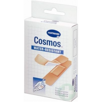 PLASTER COSMOS WATER RESISTANT Z OPATRUNKIEM WODOODPORNY 2 WIELKOŚCI 20 SZT.
