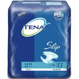 TENA SLIP PLUS MEDIUM - PIELUCHOMAJTKI, 10 SZTUK