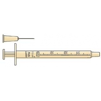 STRZYKAWKA INSULINOWA 1 ML./40U Z IGŁĄ  1 SZTUKA