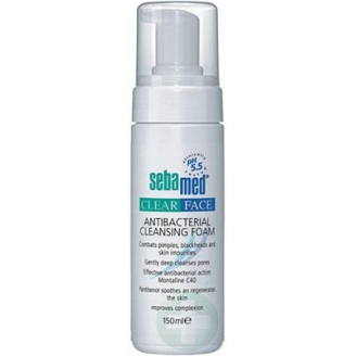 SEBAMED CLEAR FACE PIANKA P/BAKTERYJNA OCZYSZCZAJĄCA 150 ML