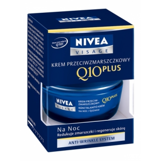 NIVEA VISAGE - KREM PRZECIWZMARSZCZKOWY NA NOC Q10 PLUS 50 ML