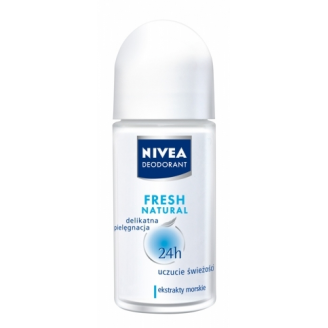 NIVEA DEO - DEZODORANT W KULCE (ROLL-ON) FRESH NATURAL DLA KOBIET 50 ML