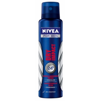 NIVEA DEO - DEZODORANT W SPRAYU DRY IMPACT DLA MĘŻCZYZN 150 ML