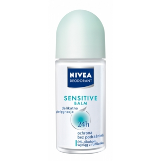 NIVEA DEO - DEZODORANT W KULCE (ROLL-ON) SENSITIVE BALM DLA KOBIET 50 ML