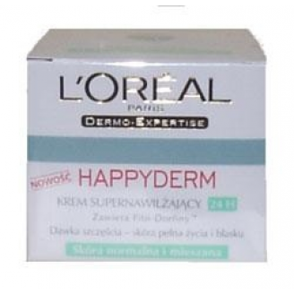 L'OREAL HAPPYDERM KREM SUPERNAWILŻAJĄCY DO CERY NORMALNEJ/MIESZANEJ