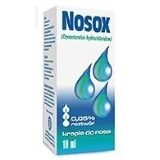 NOSOX 0,05% KROPLE DO NOSA 10 ML