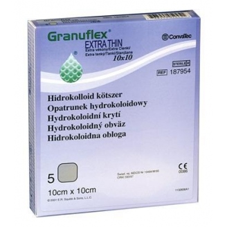 Granuflex Extra Thin, Opatrunek Hydrokoloidalny 10,0*10,0 cm, 1szt