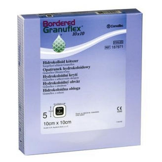 GRANUFLEX BORDERED OBRAMOWANY OPATRUNEK HYDROKOLOIDALNY 15,0*18,0 CM 1SZT. 