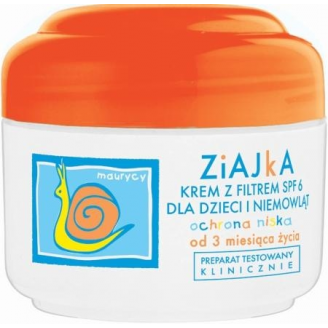 ZIAJA ZIAJKA KREM OCHRONNY DLA DZIECI I NIEMOWLĄT Z FILTREM SPF 6
