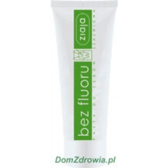 ZIAJA PASTA DO ZĘBÓW SZAŁWIOWA BEZ FLUORU 75 ML