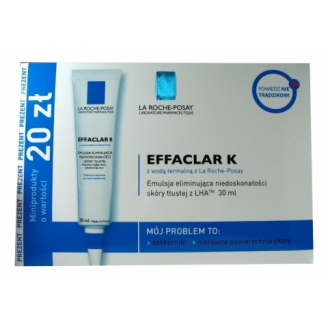LA ROCHE EFFACLAR K KREM MIKROZŁUSZCZAJĄCY + MINIPRODUKTY