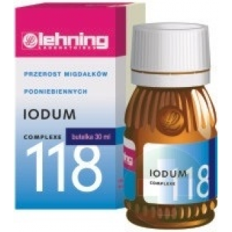 IODUM COMPLEXE LEHNING NR 118 - POINFEKCYJNY PRZEROST MIGDAŁKÓW KROPLE 30 ML. 