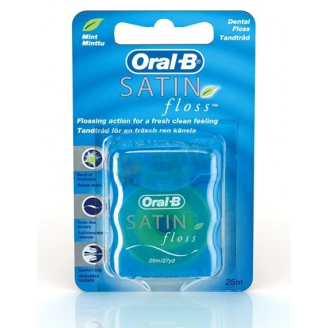Nici dentystyczne Oral-B Satin Floss Mint, 25 m