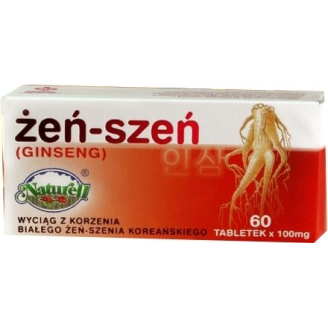 ŻEŃ-SZEŃ (GINSENG) 100 MG, 60 TABLETEK