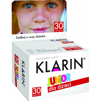 Klarin Junior, 30 tabletek (od 6 roku życia)