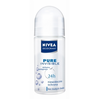 NIVEA DEO - DEZODORANT W KULCE (ROLL-ON) PURE DLA KOBIET 50 ML