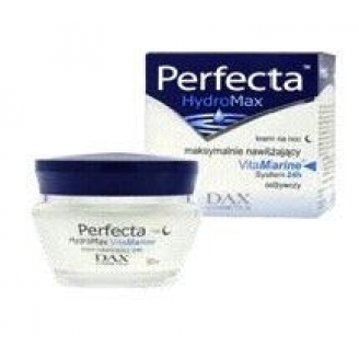 DAX COSMETICS PERFECTA HYDROMAX MAKSYMALNIE NAWILŻAJĄCY KREM NA NOC