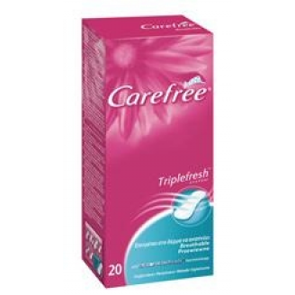 CAREFREE - WKŁADKI HIGIENICZNE AIRFLOW ODDYCHAJĄCE 20 SZT.
